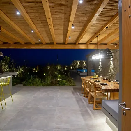 Mykonian Luxury Villa Filyra - Private Pool Plintri Exterior photo